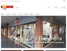 Tablet Screenshot of gpsbiancheria.com